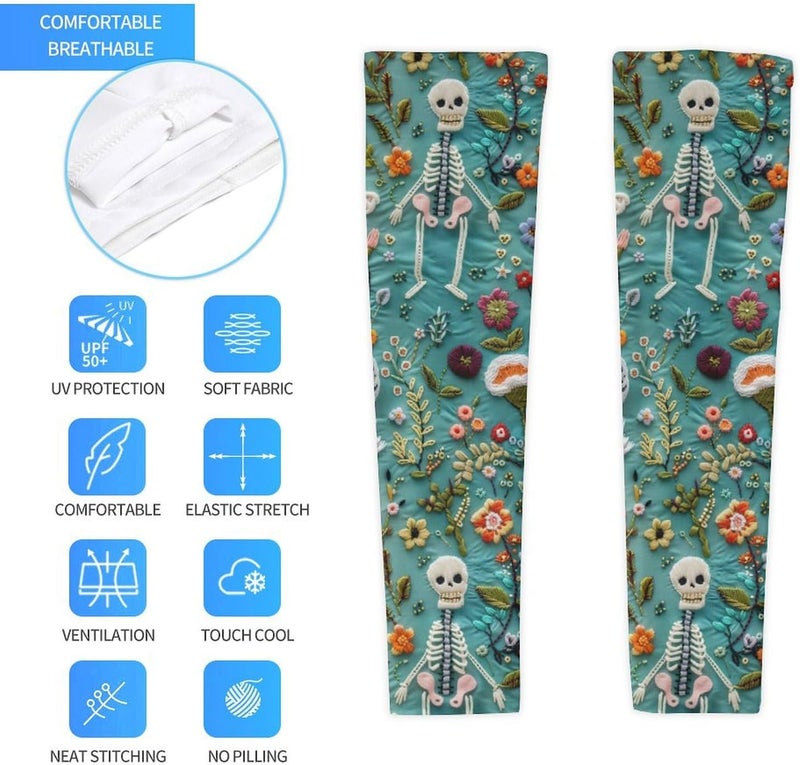 QiErDesign Marble Sports Compression Arm Sleeves for Men & Women - Youth Arm Sleeve Baseball Volleyball Sleeves & Basketball Sleeve - Image 4